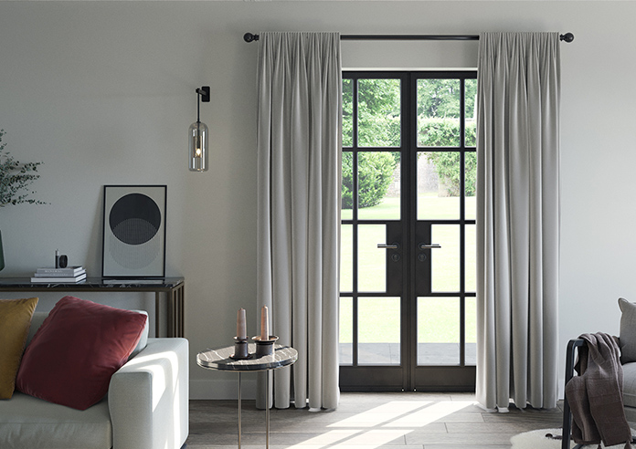 Twilight Lustre, Silver Grey - Made to Measure Curtains - Image 3